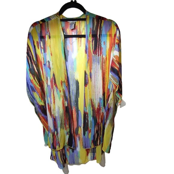 Womens Caftan Cover Up by Peter Nygard - Picture 4 of 5